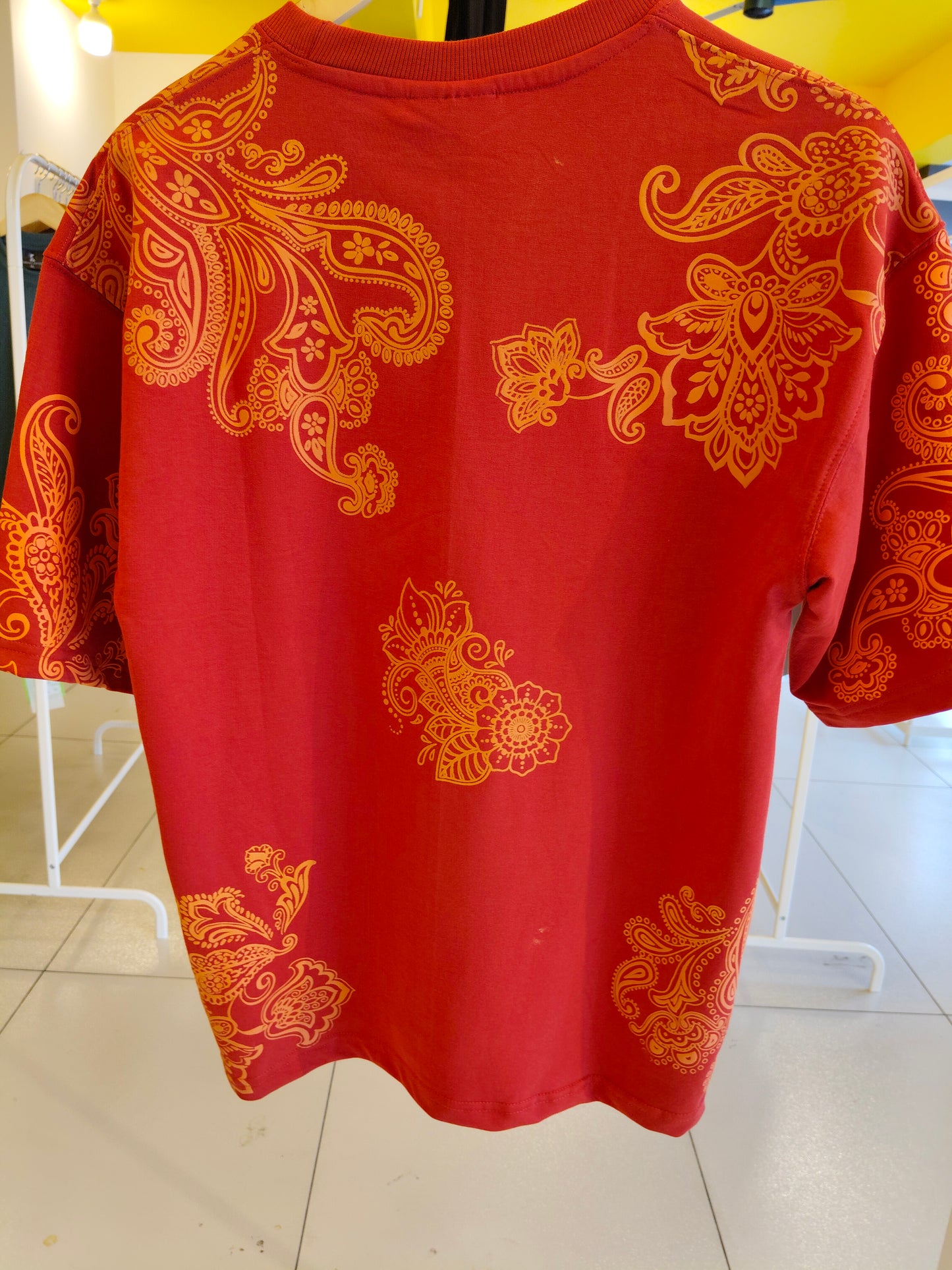 NEXT Printed Oversized Fit Round Neck T-shirt (Medium)