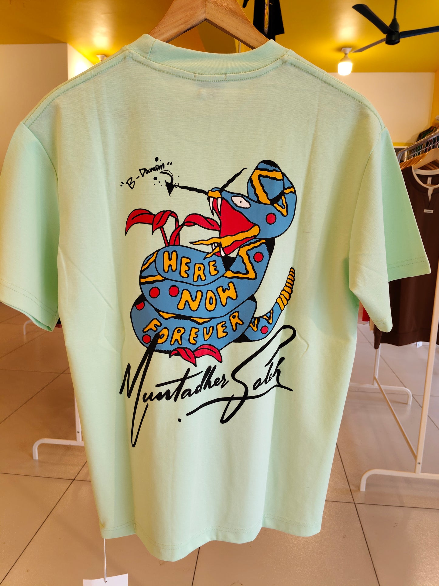 NEXT Printed Oversized Fit Round Neck T-shirt (Medium)