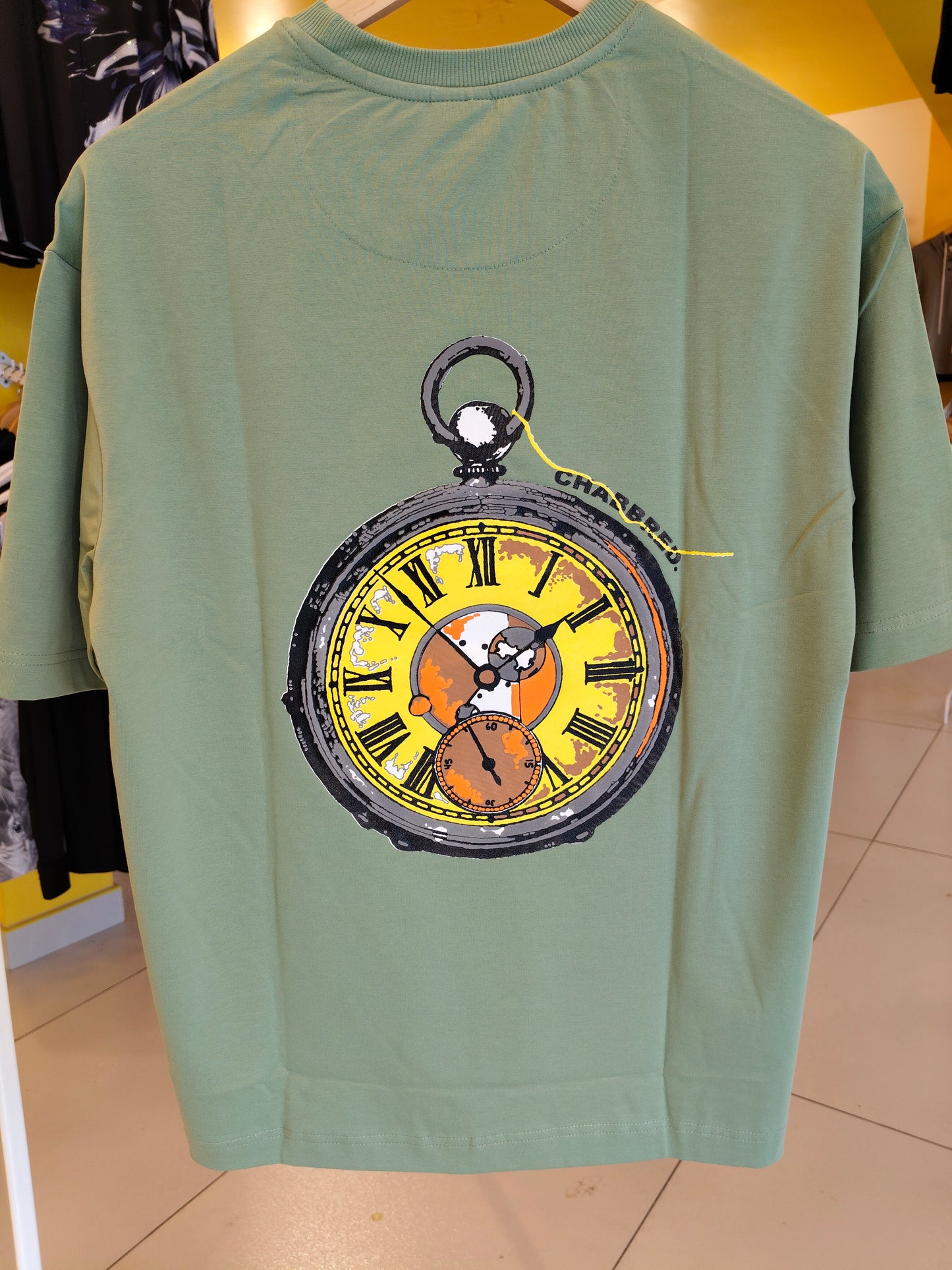 NEXT Printed Oversized Fit Round Neck T-shirt (Medium)