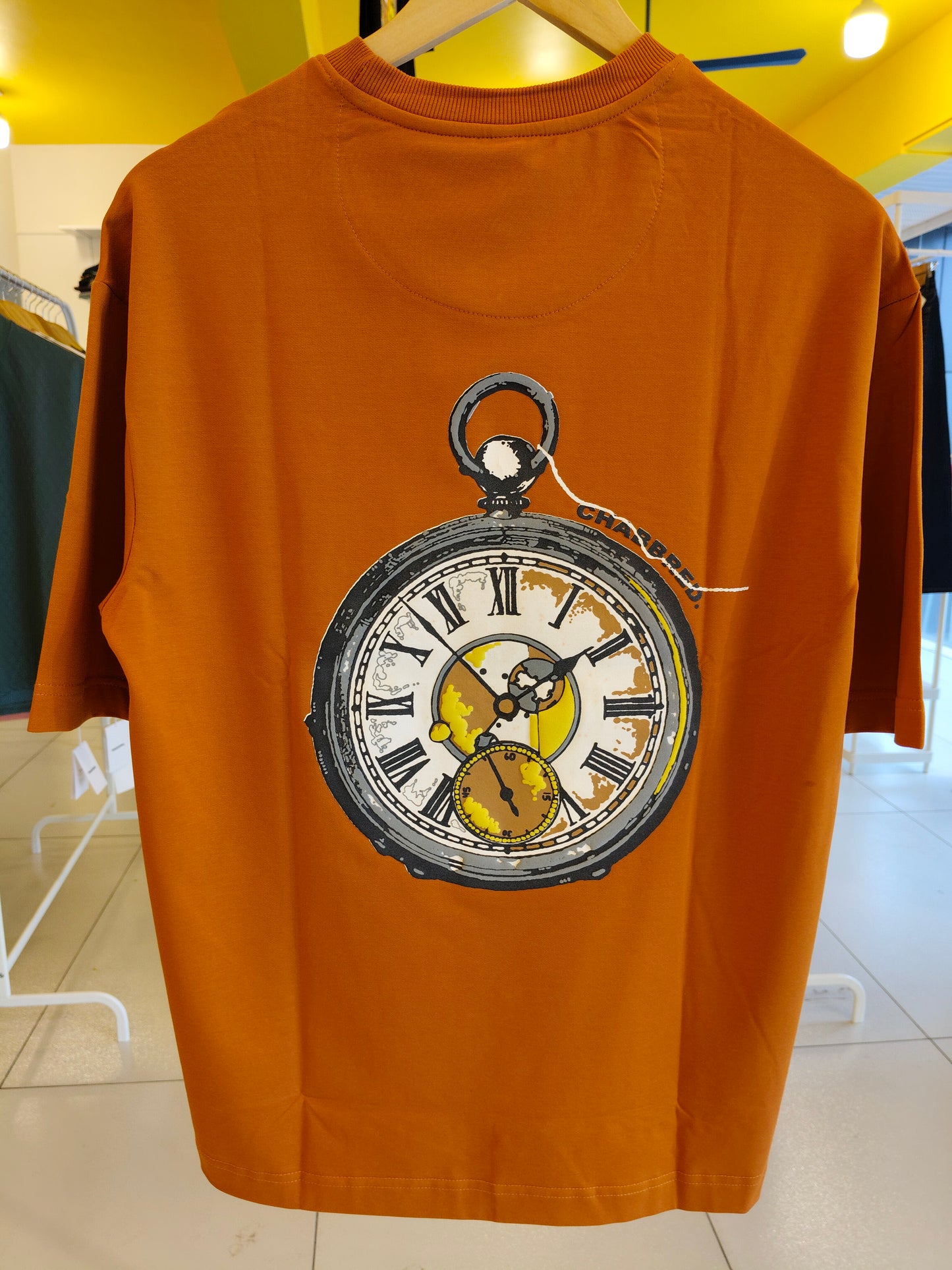 NEXT Printed Oversized Fit Round Neck T-shirt (Medium)