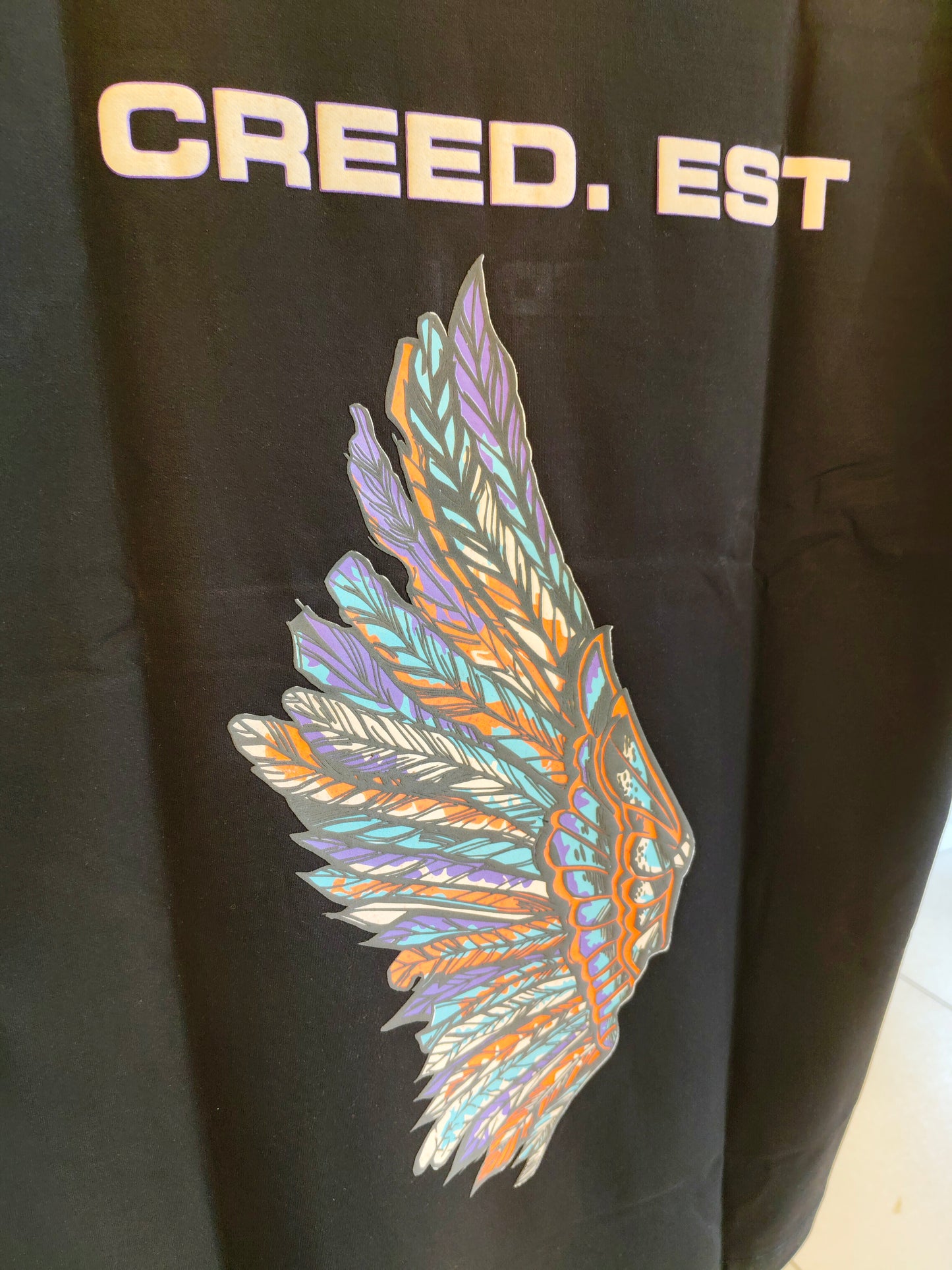 NEXT Printed Oversized Fit Round Neck T-shirt (Medium)