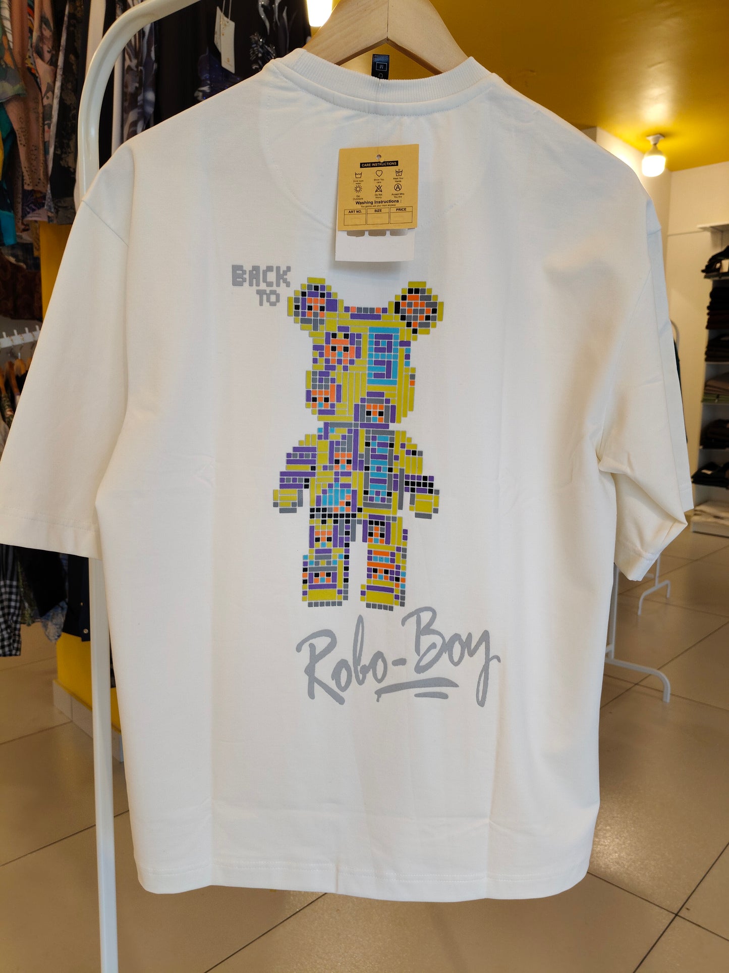 NEXT Printed Oversized Fit Round Neck T-shirt (Medium)