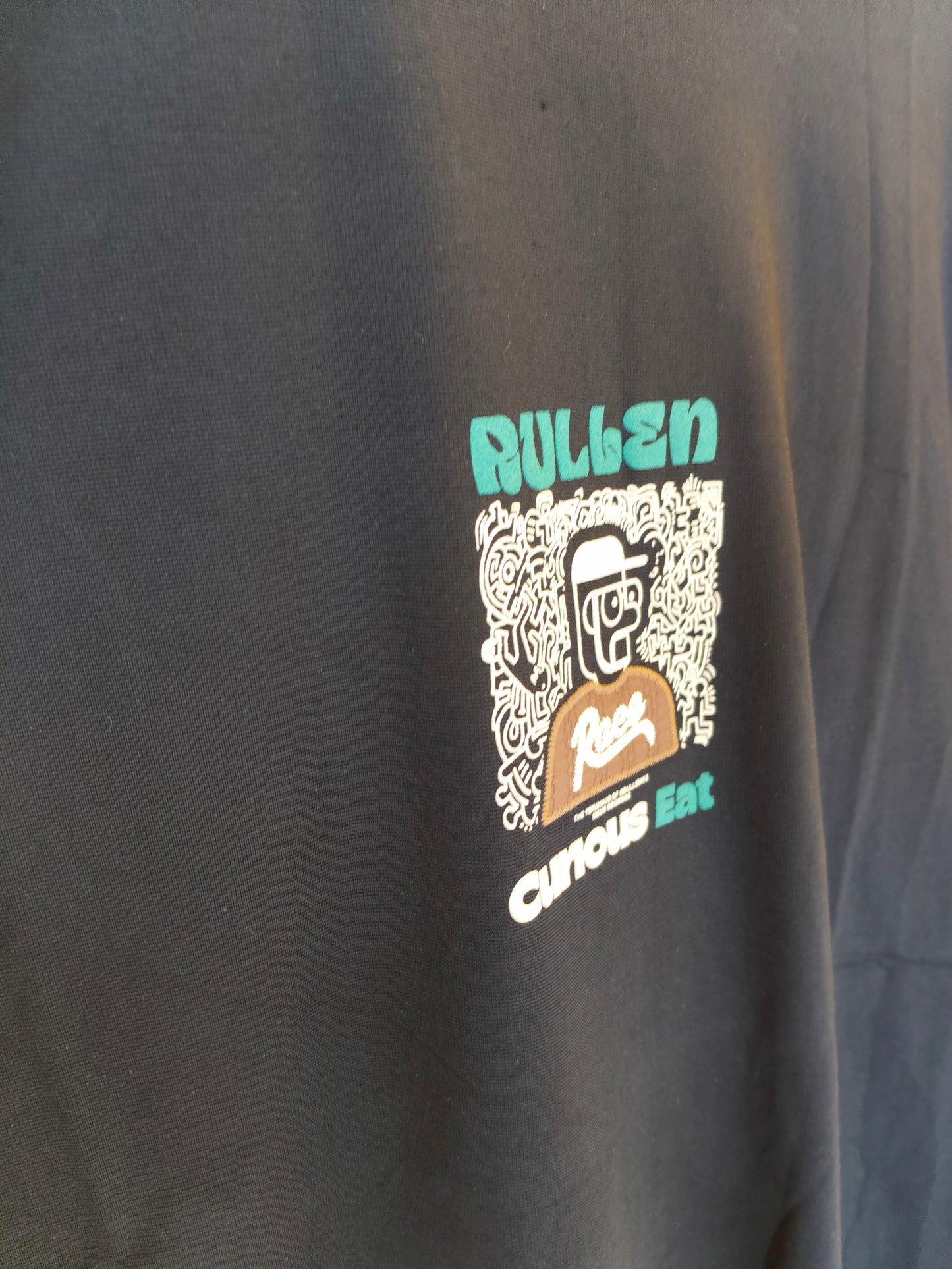 NEXT Printed Oversized Fit Round Neck T-shirt (Medium)