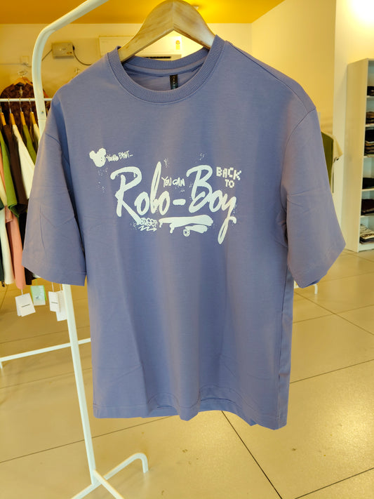 NEXT Printed Oversized Fit Round Neck T-shirt (Medium)