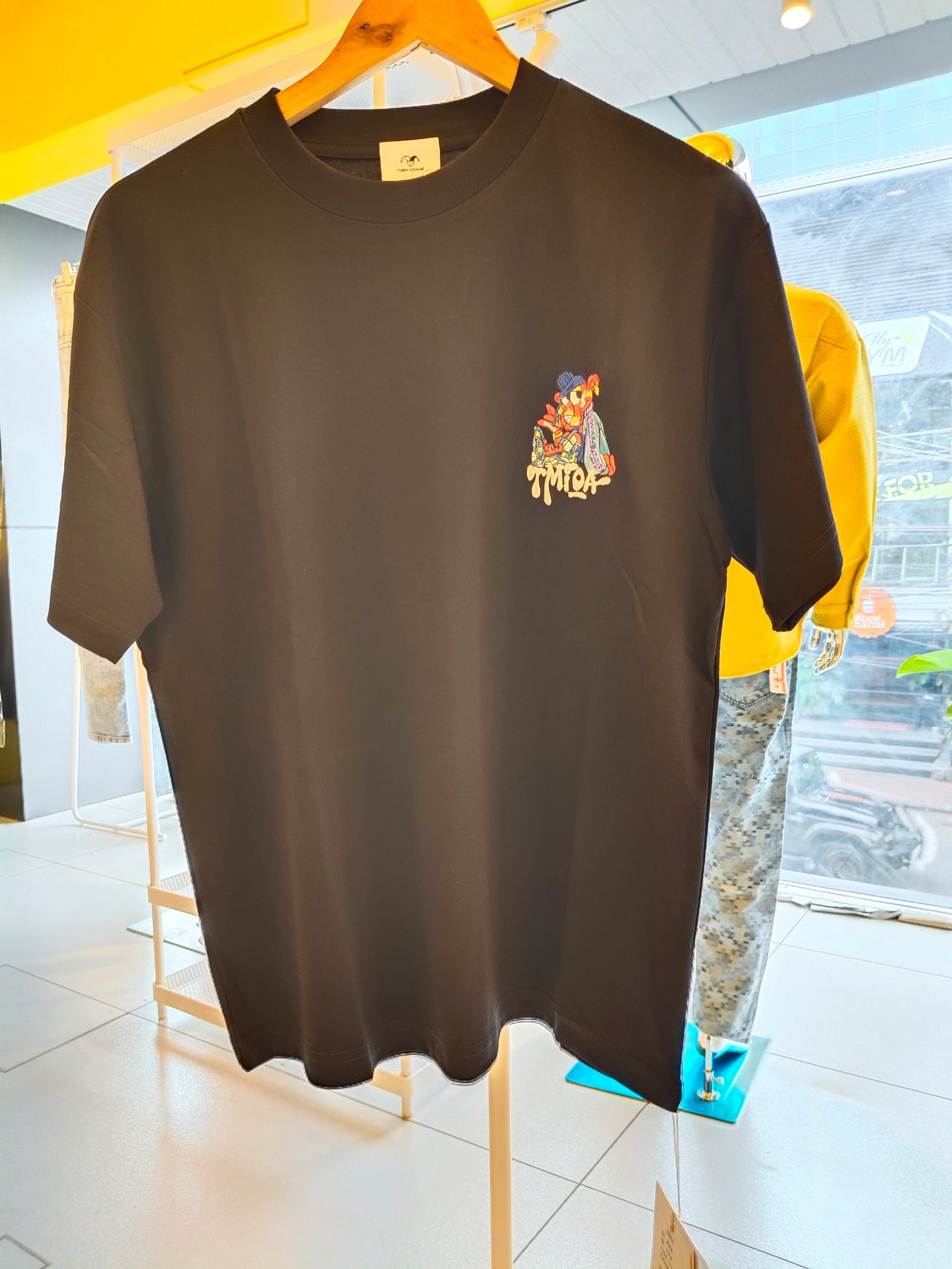 NEXT Printed Oversized Fit Round Neck T-shirt (Medium)