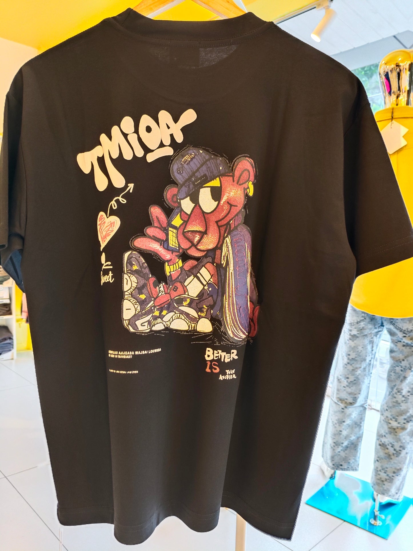 NEXT Printed Oversized Fit Round Neck T-shirt (Medium)