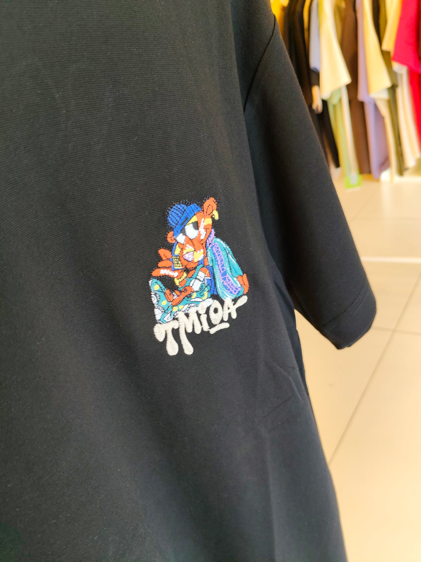 NEXT Printed Oversized Fit Round Neck T-shirt (Medium)