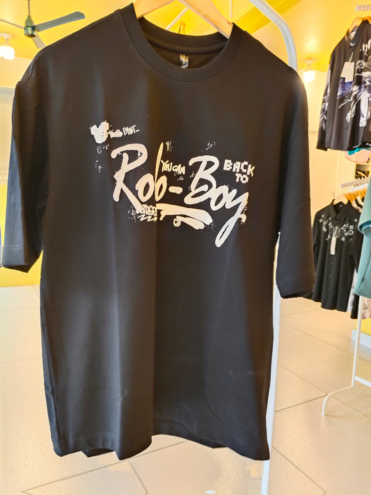 NEXT Printed Oversized Fit Round Neck T-shirt (Medium)