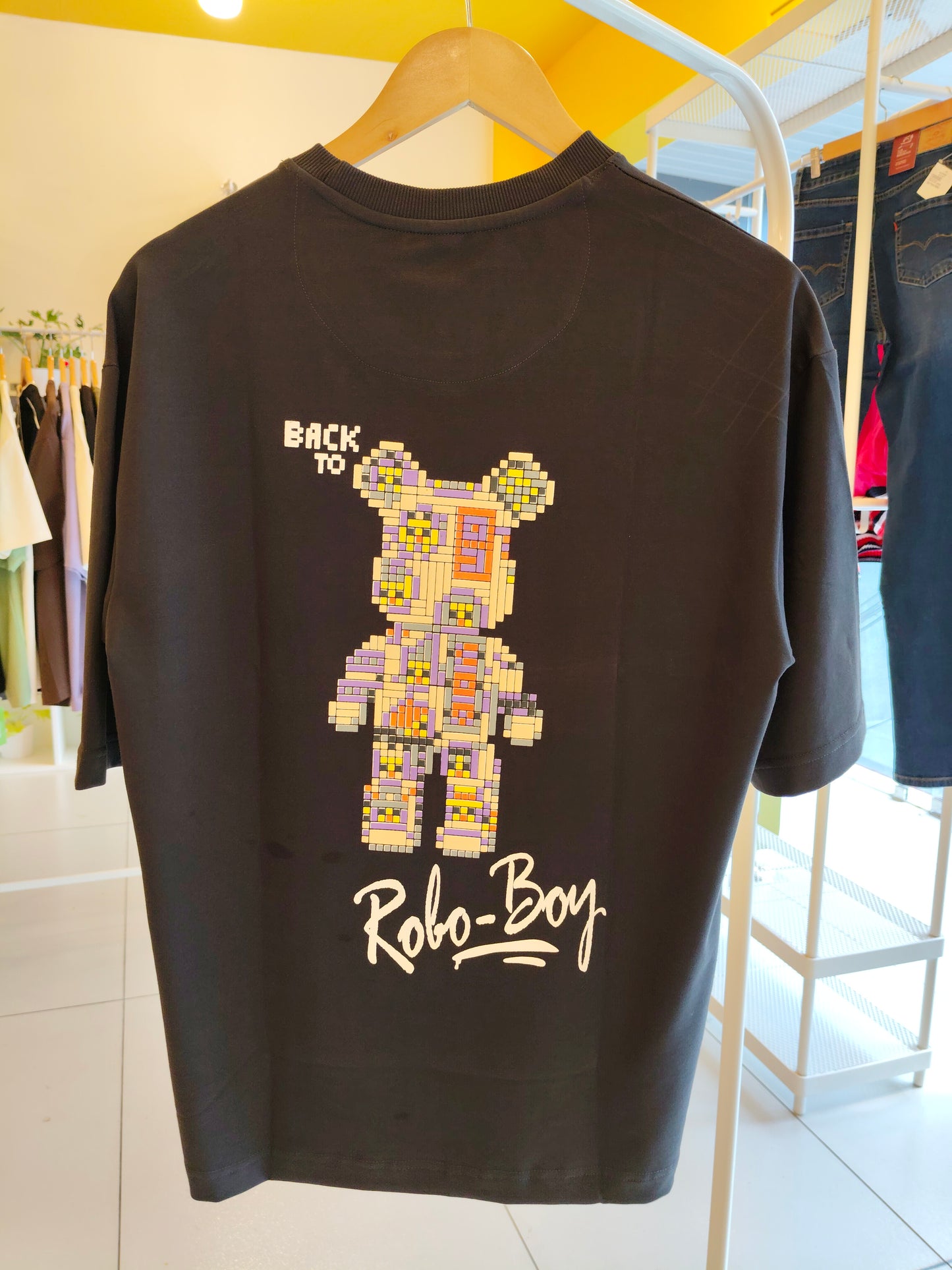 NEXT Printed Oversized Fit Round Neck T-shirt (Large)