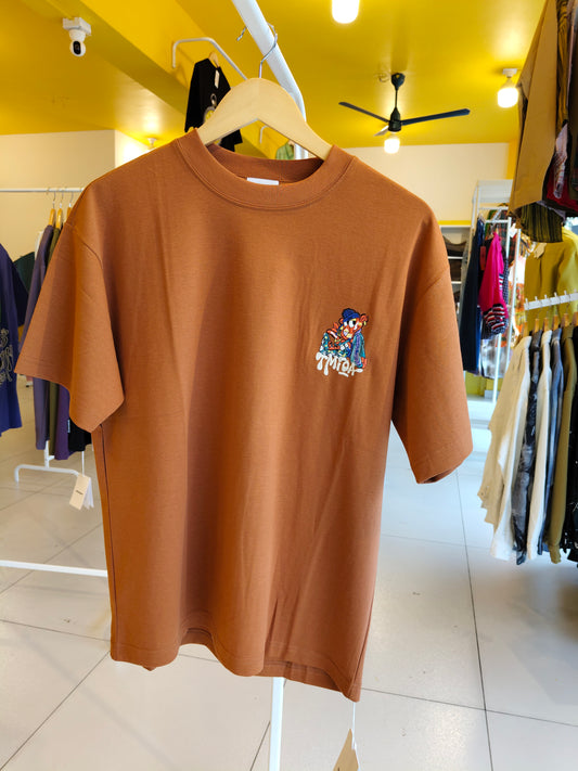 NEXT Printed Oversized Fit Round Neck T-shirt (Large)