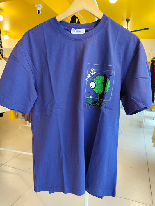 NEXT Printed Oversized Fit Round Neck T-shirt (Large)