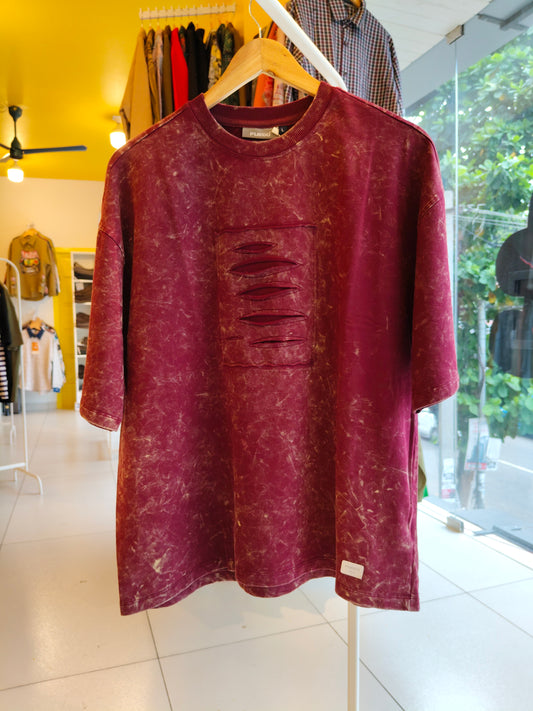 NEXT Printed Oversized Fit Round Neck T-shirt (Large)