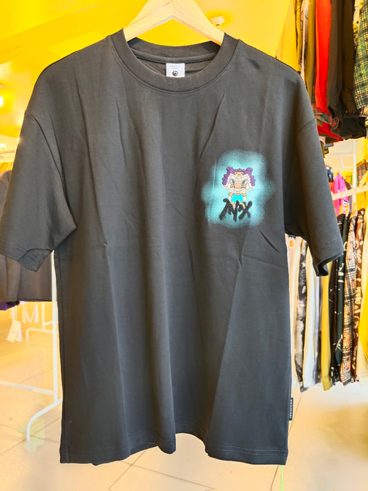 NEXT Printed Oversized Fit Round Neck T-shirt (Large)