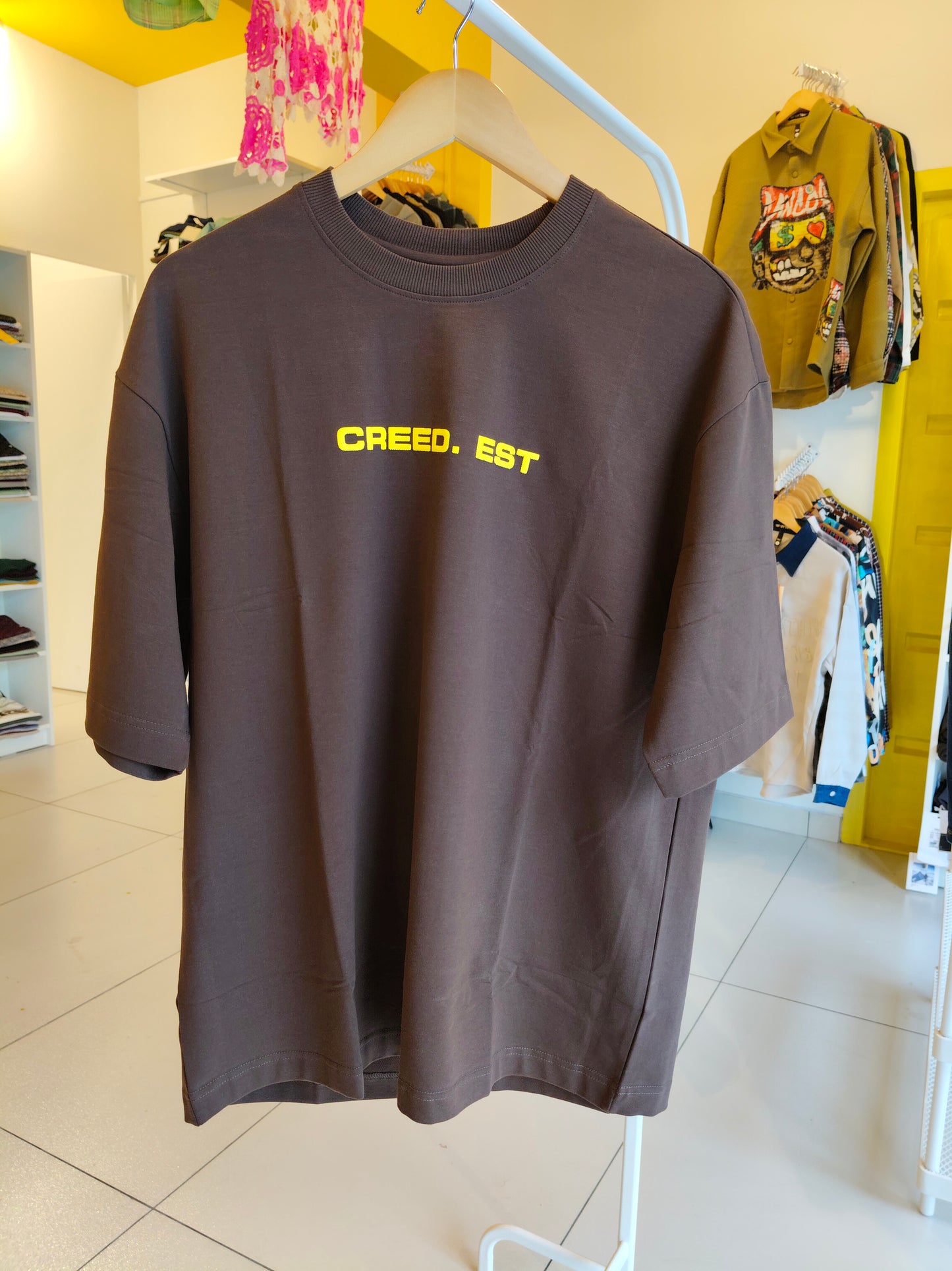 NEXT Printed Oversized Fit Round Neck T-shirt (Large)