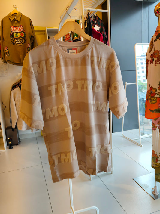 NEXT Printed Oversized Fit Round Neck T-shirt (Large)