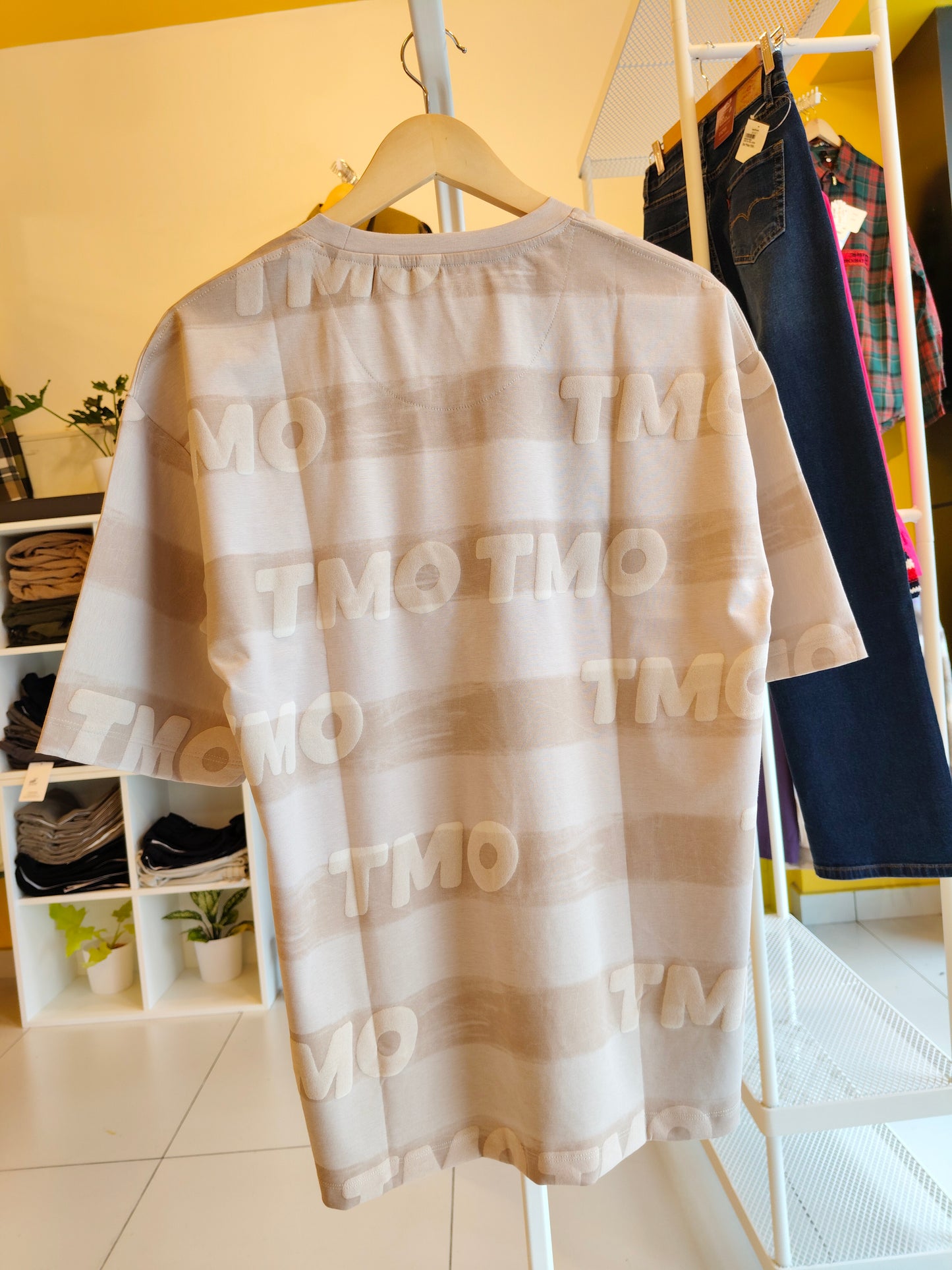 NEXT Printed Oversized Fit Round Neck T-shirt (Large)