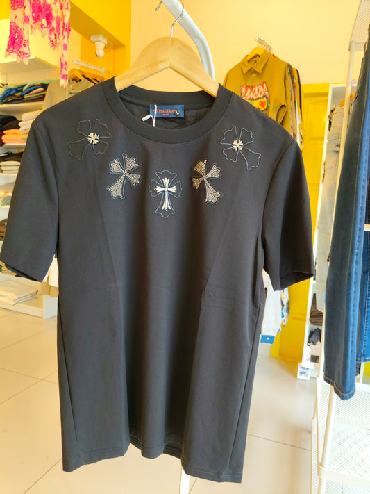 NEXT Printed Oversized Fit Round Neck T-shirt (Large)