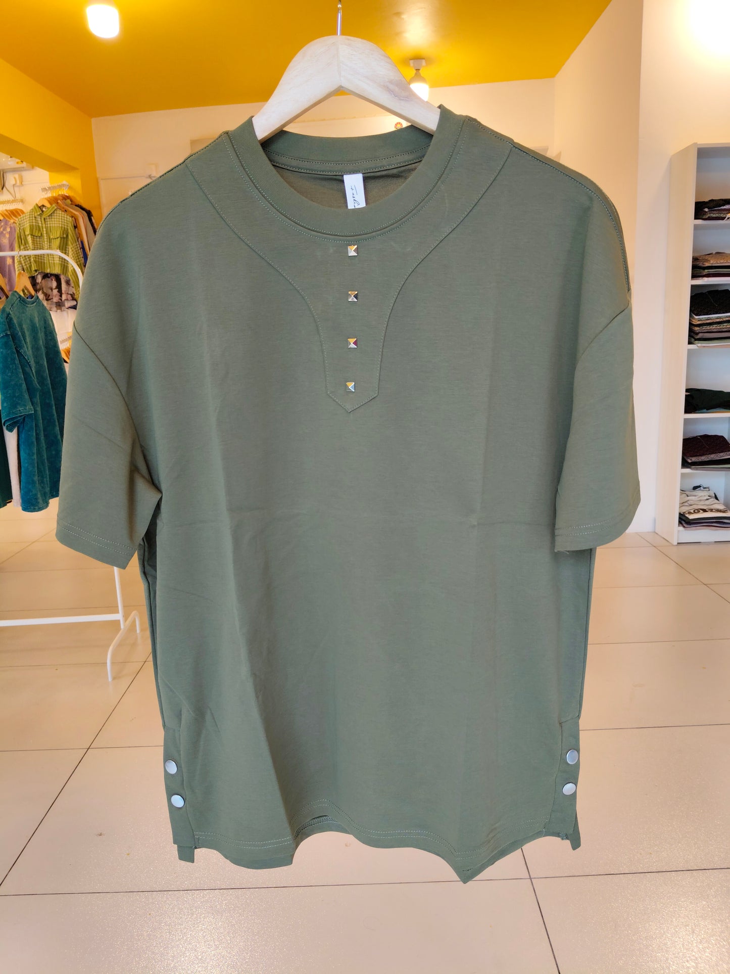 NEXT Printed Oversized Fit Round Neck T-shirt (Large)