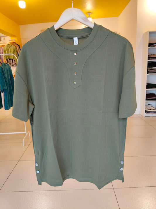 NEXT Printed Oversized Fit Round Neck T-shirt (Large)