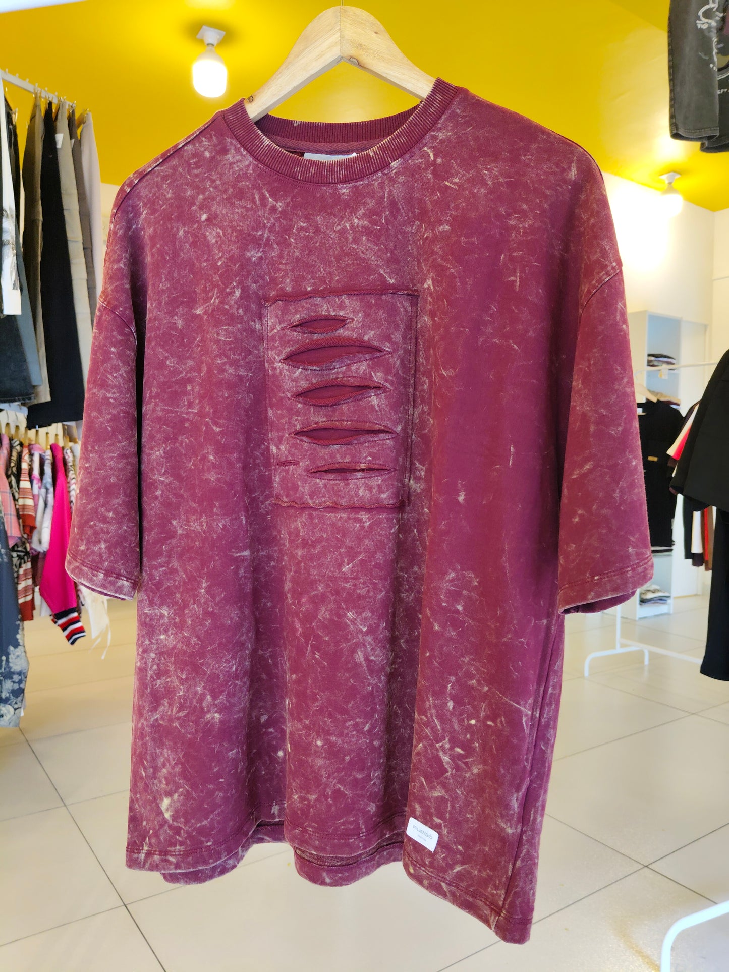 NEXT Printed Oversized Fit Round Neck T-shirt (XL)