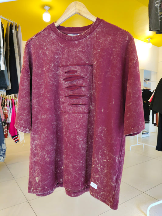 NEXT Printed Oversized Fit Round Neck T-shirt (XL)