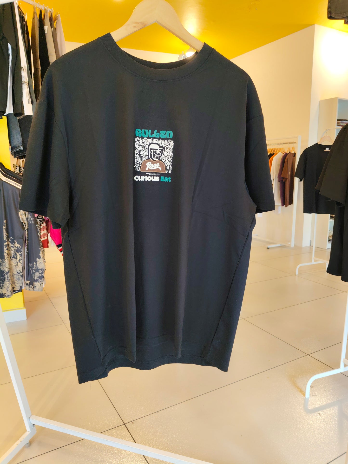 NEXT Printed Oversized Fit Round Neck T-shirt (XL)