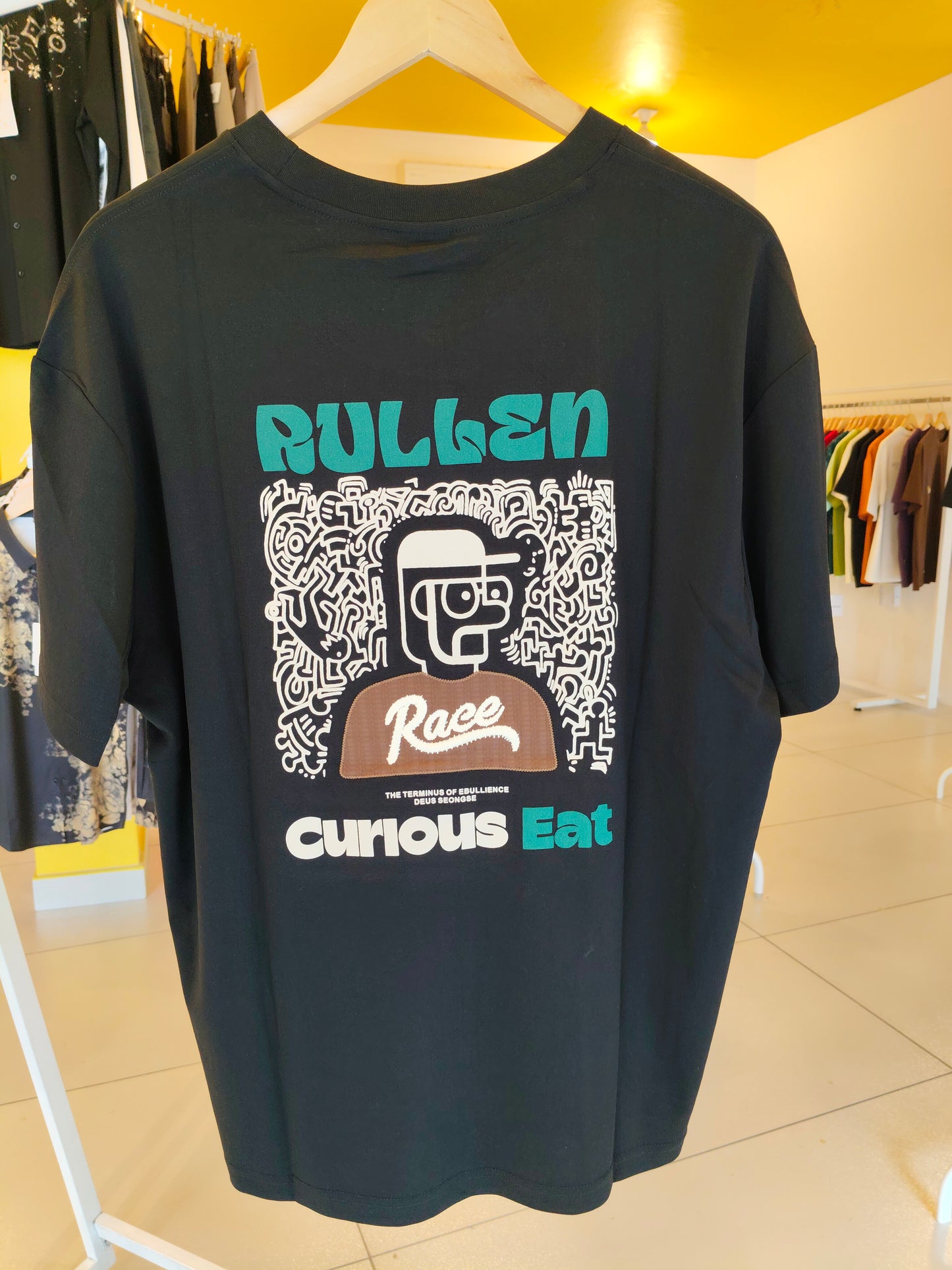 NEXT Printed Oversized Fit Round Neck T-shirt (XL)