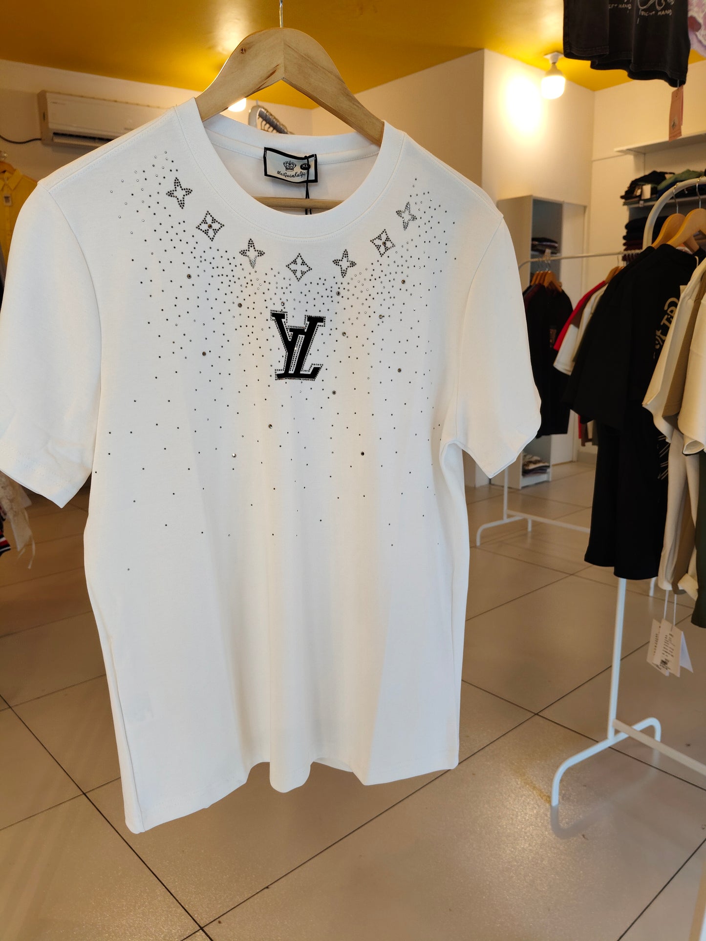 NEXT Printed Oversized Fit Round Neck T-shirt (XL)