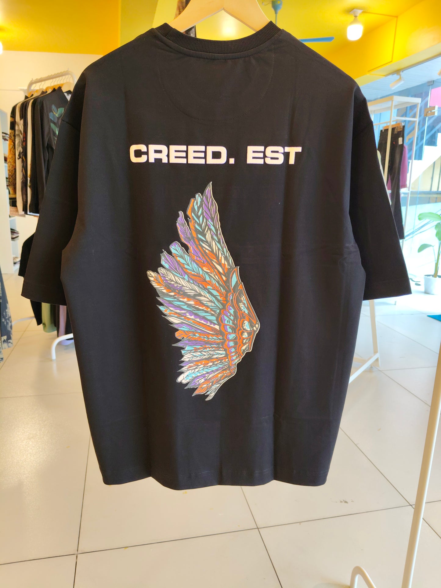 NEXT Printed Oversized Fit Round Neck T-shirt (XL)