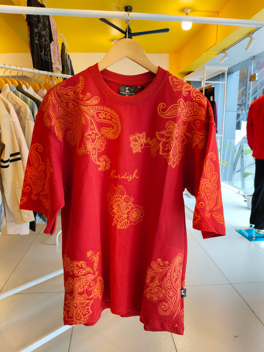 NEXT Printed Oversized Fit Round Neck T-shirt (XL)