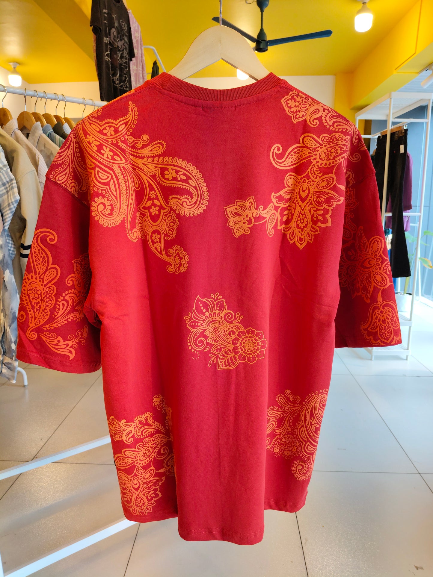 NEXT Printed Oversized Fit Round Neck T-shirt (XL)