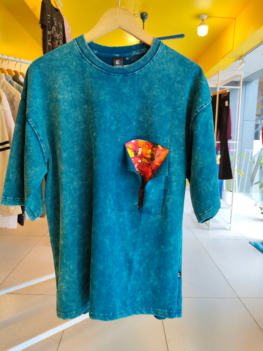 NEXT Printed Oversized Fit Round Neck T-shirt (XL)