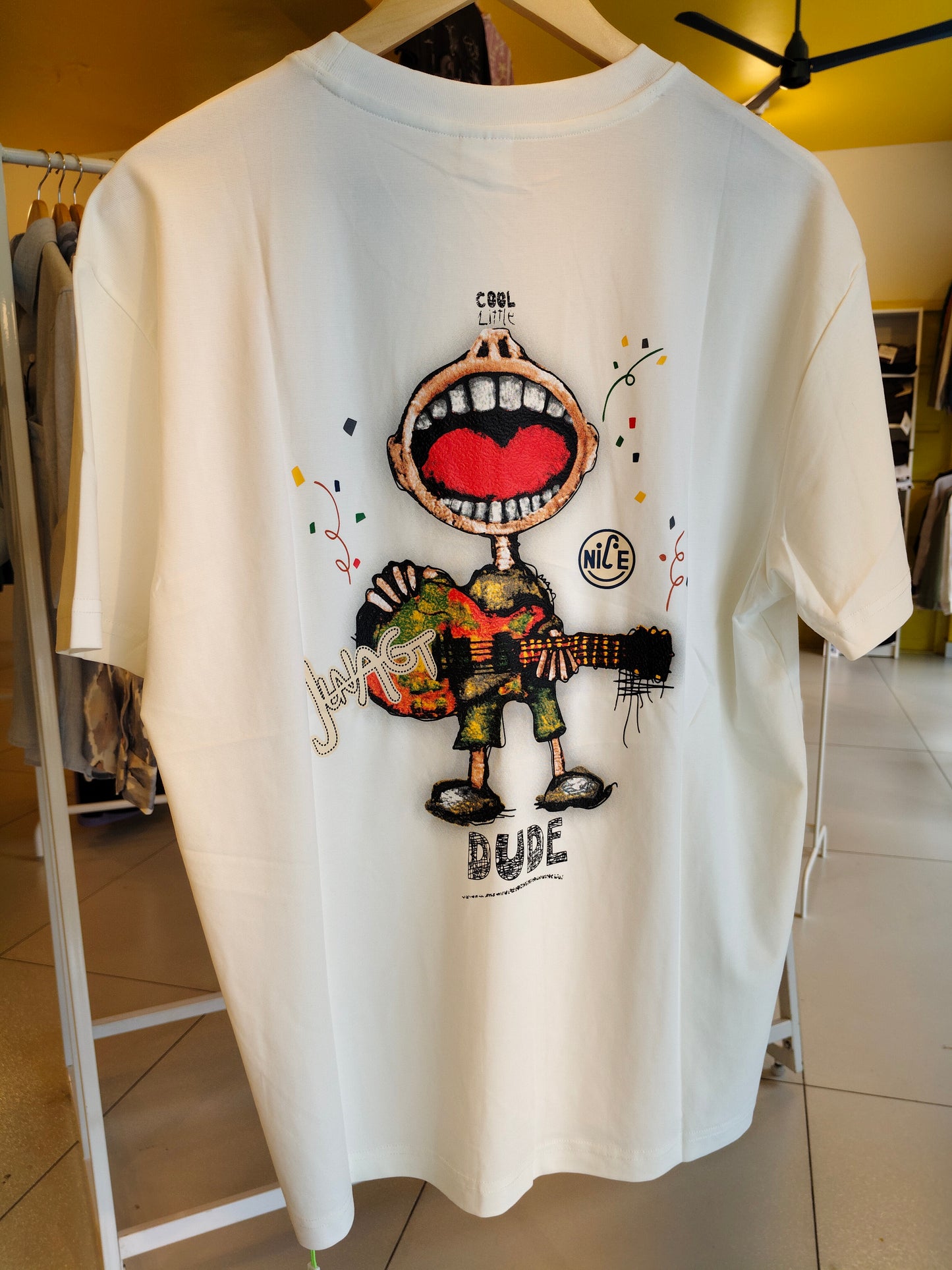 NEXT Printed Oversized Fit Round Neck T-shirt (XL)