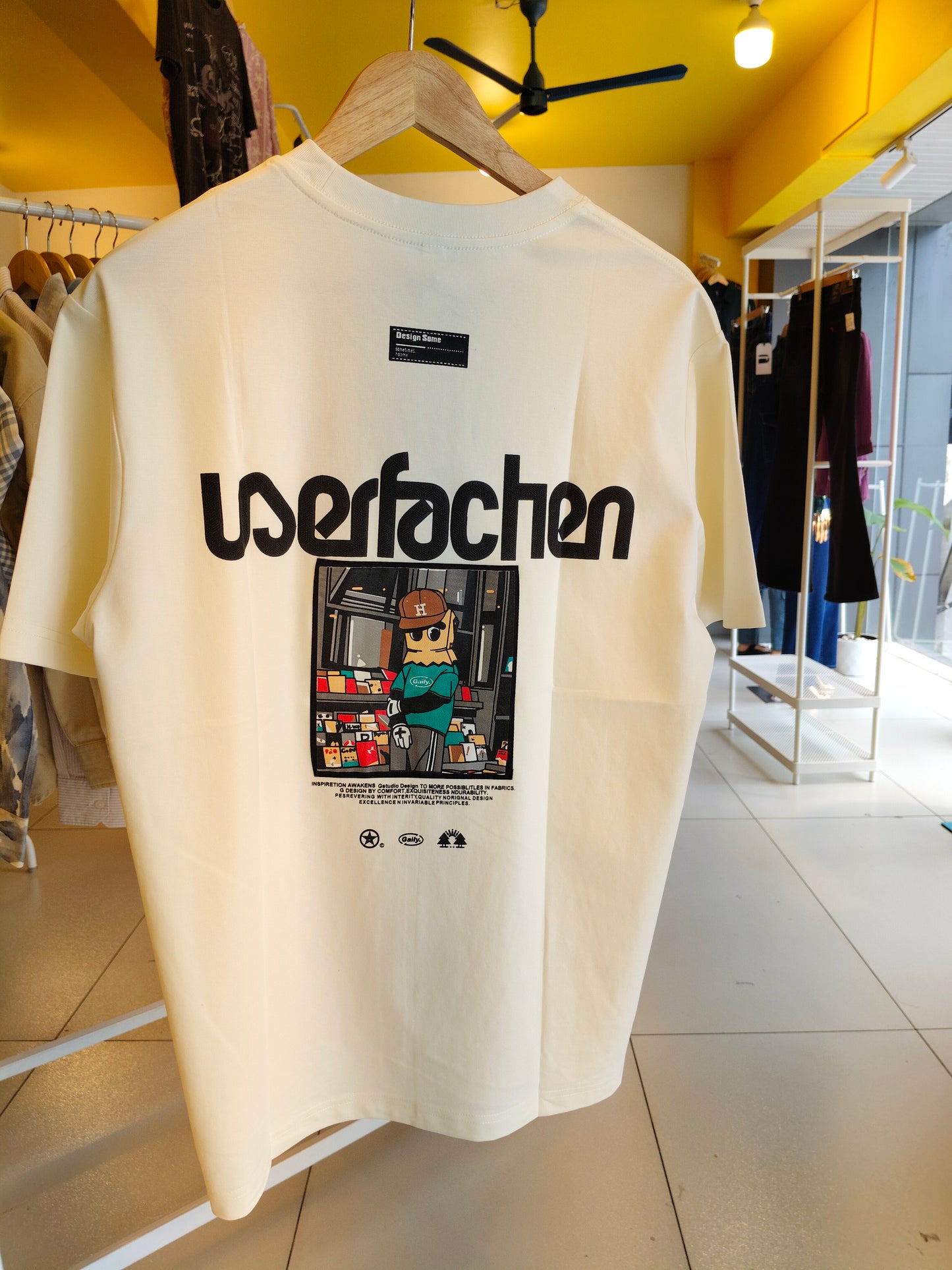 NEXT Printed Oversized Fit Round Neck T-shirt (XL)