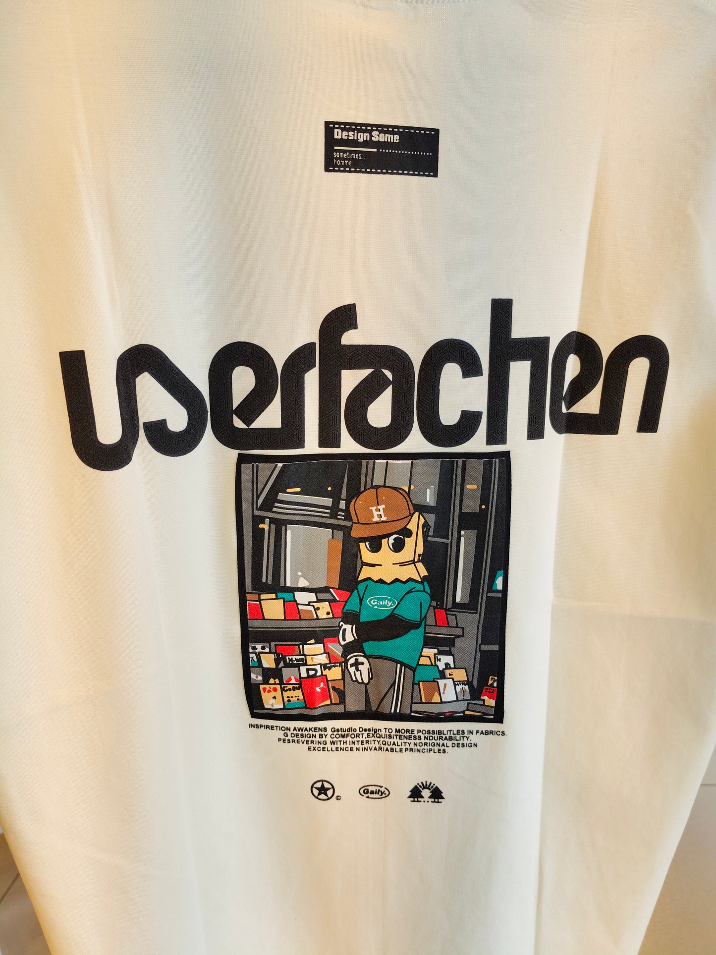 NEXT Printed Oversized Fit Round Neck T-shirt (XL)