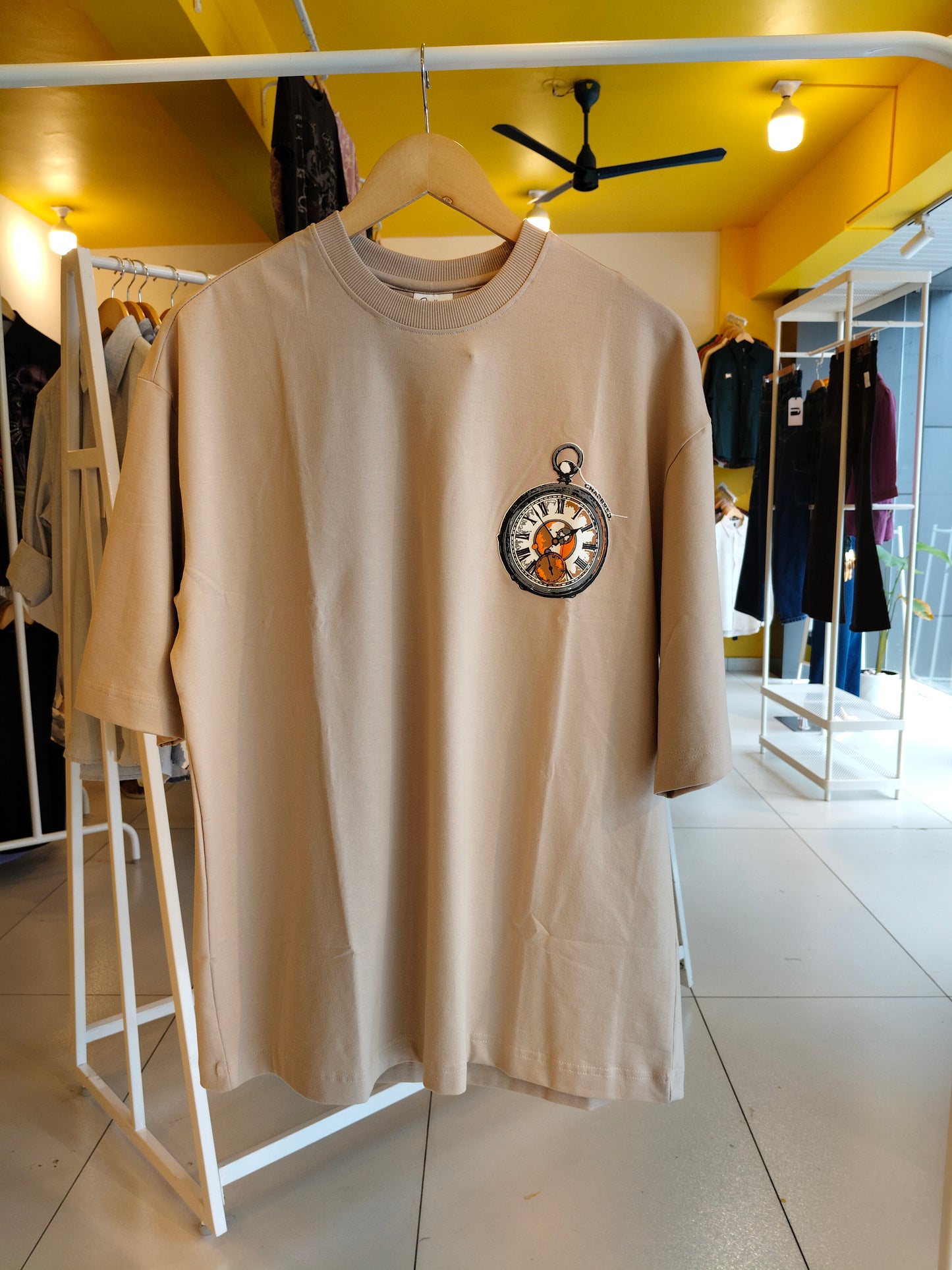 NEXT Printed Oversized Fit Round Neck T-shirt (XL)
