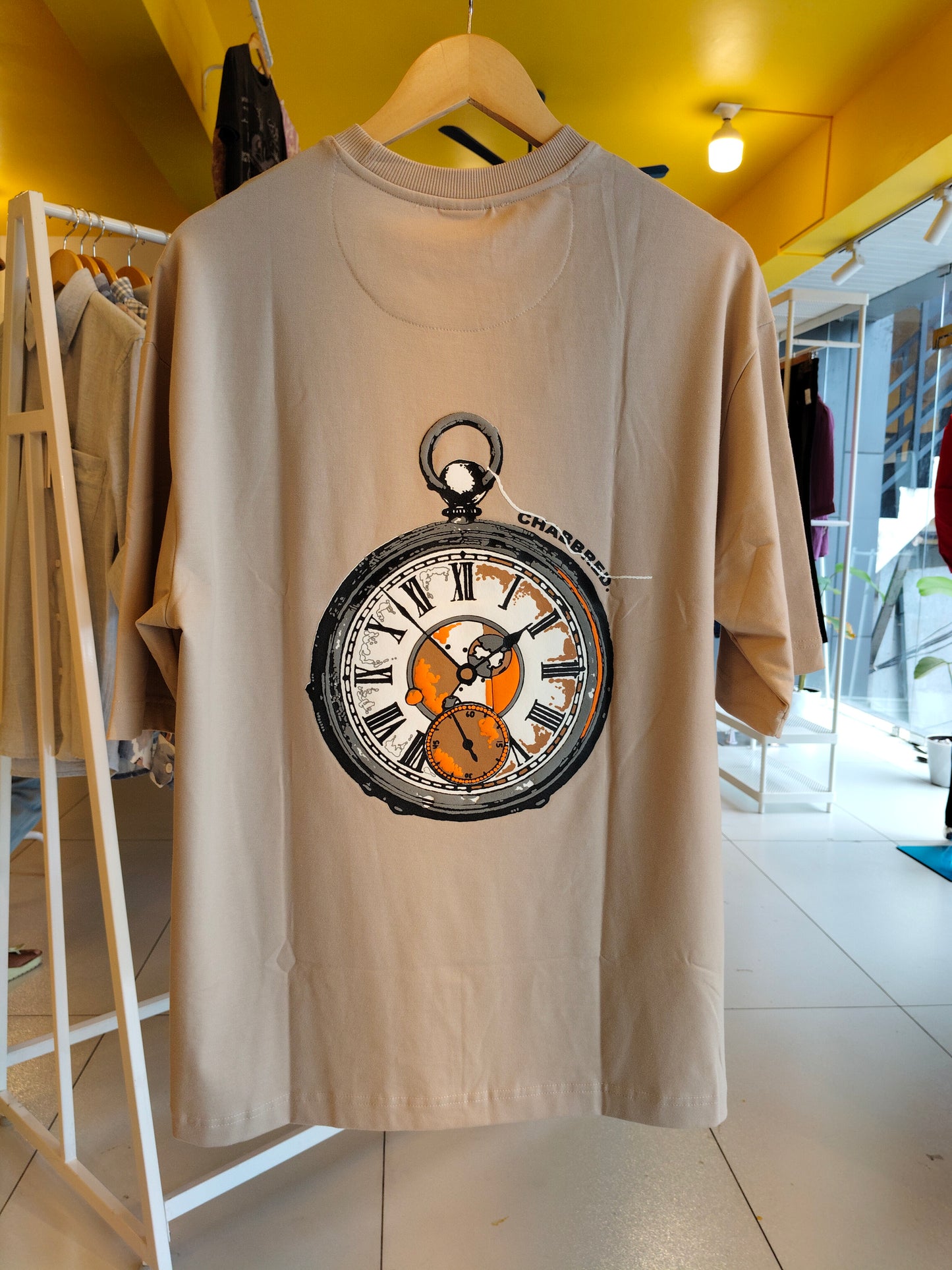 NEXT Printed Oversized Fit Round Neck T-shirt (XL)