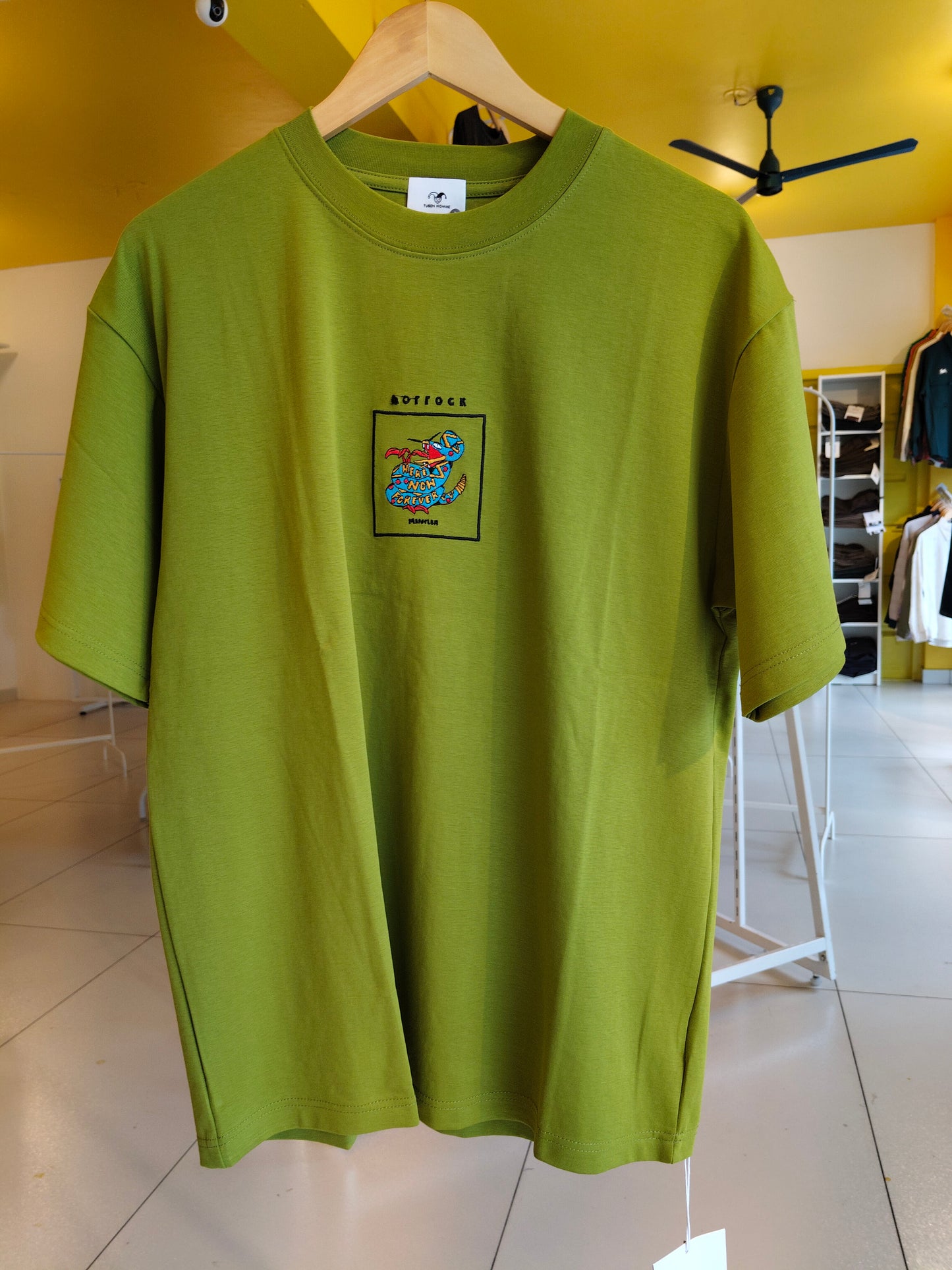 NEXT Printed Oversized Fit Round Neck T-shirt (XL)