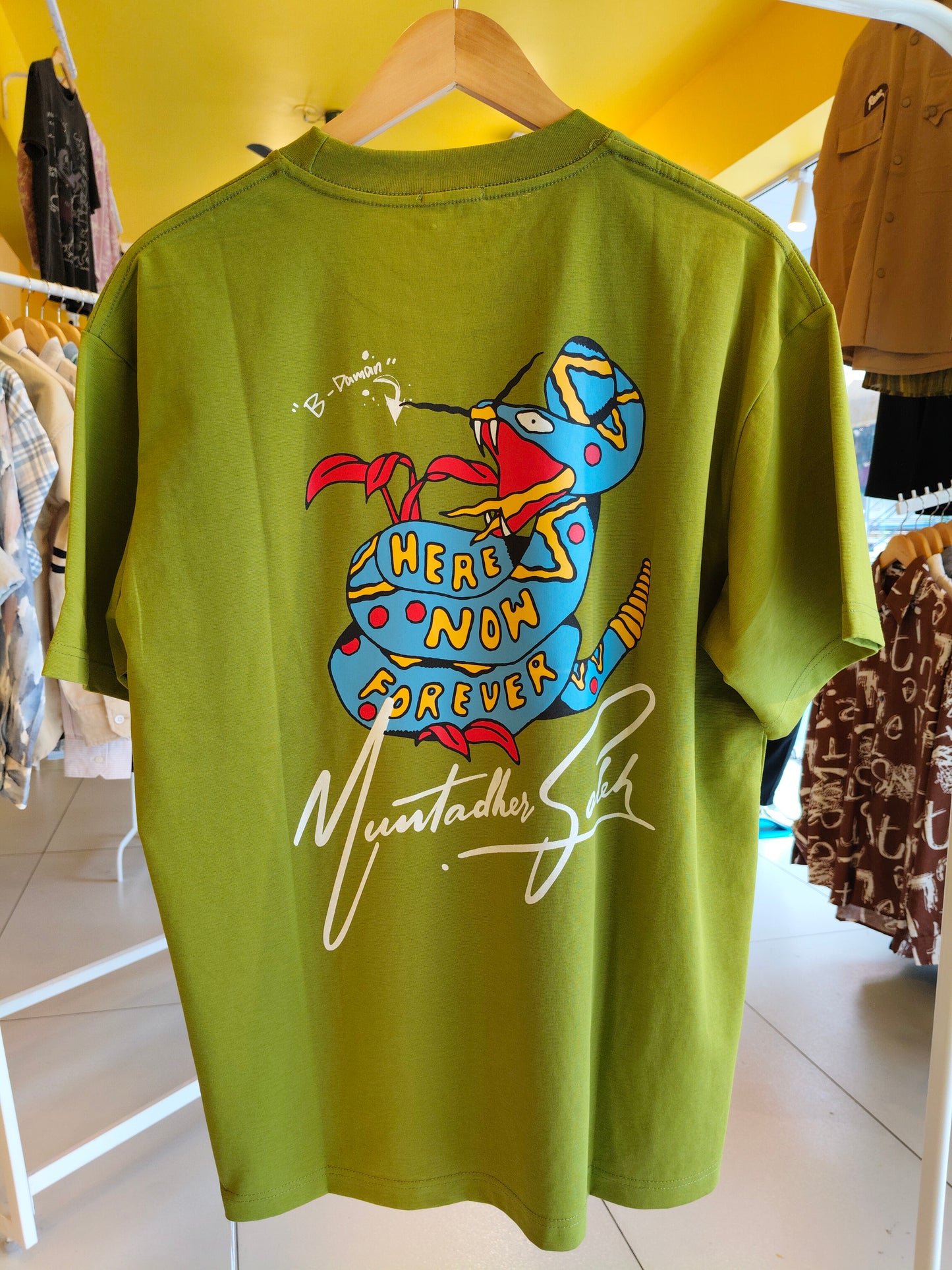 NEXT Printed Oversized Fit Round Neck T-shirt (XL)