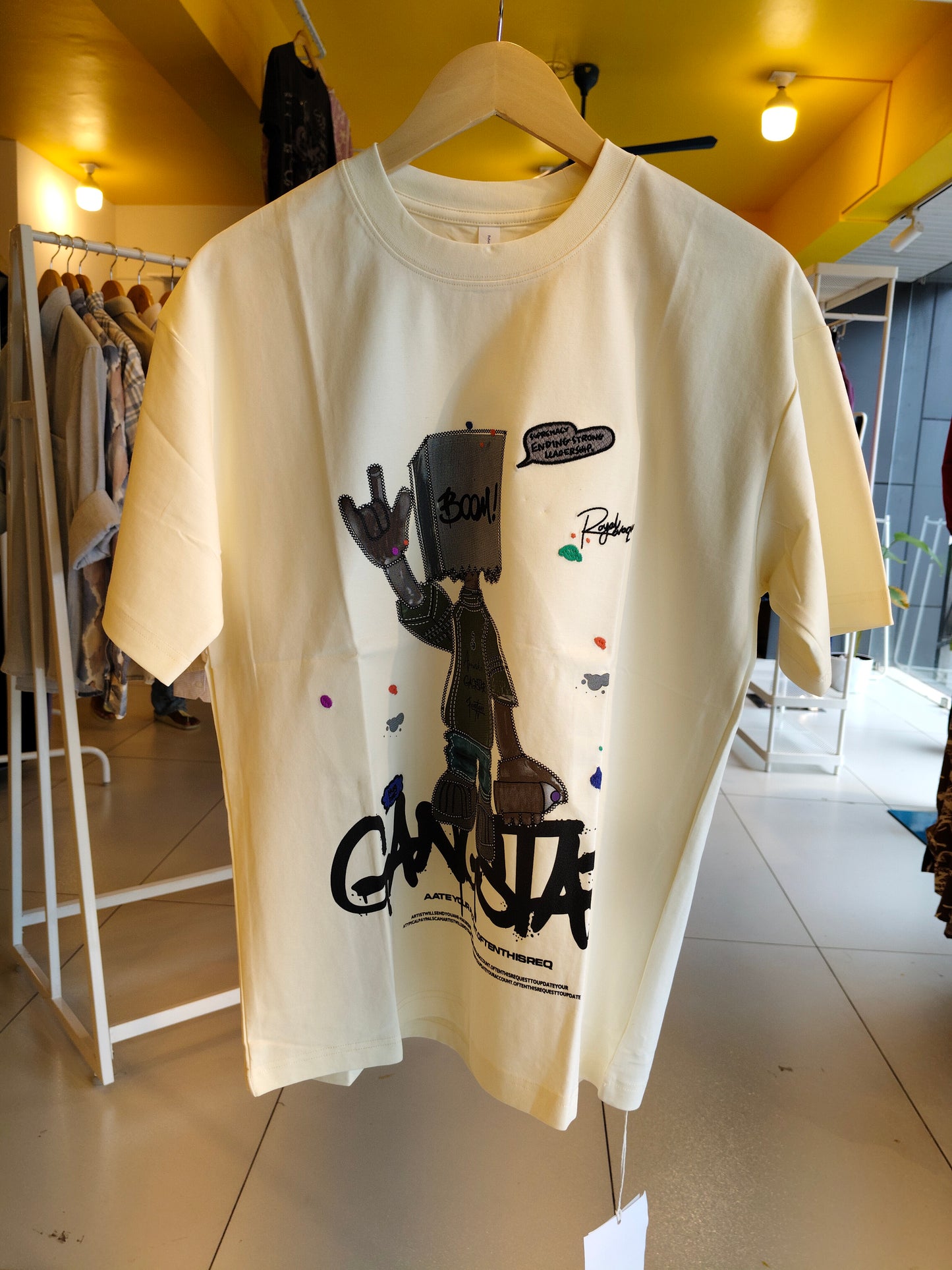 NEXT Printed Oversized Fit Round Neck T-shirt (XL)