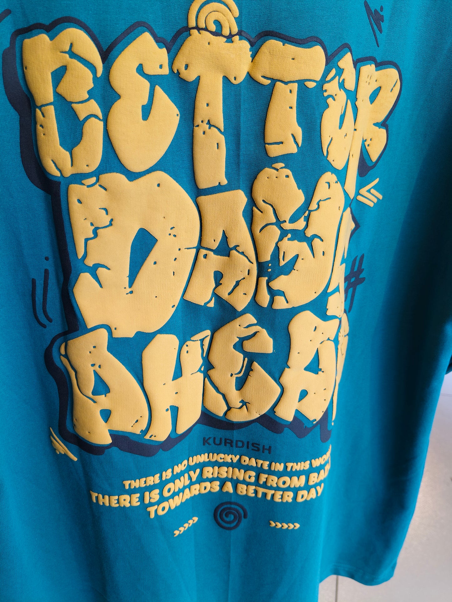 NEXT Printed Oversized Fit Round Neck T-shirt (Medium)