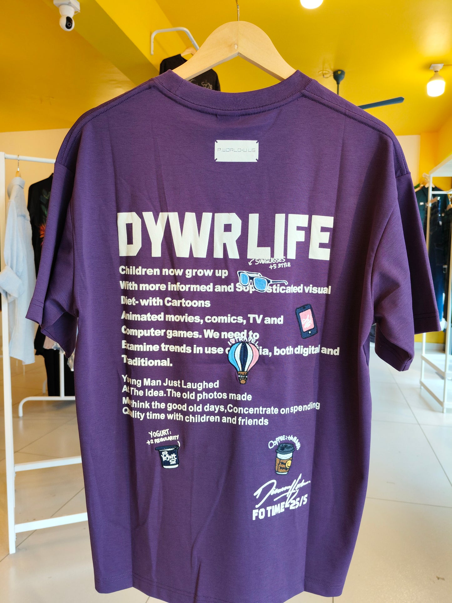 NEXT Printed Oversized Fit Round Neck T-shirt (XL)
