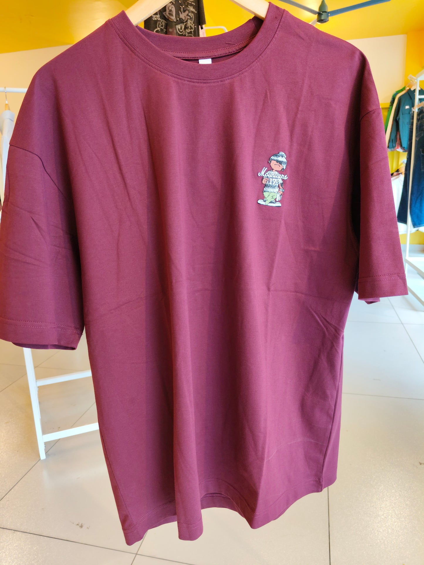 NEXT Printed Oversized Fit Round Neck T-shirt (XL)