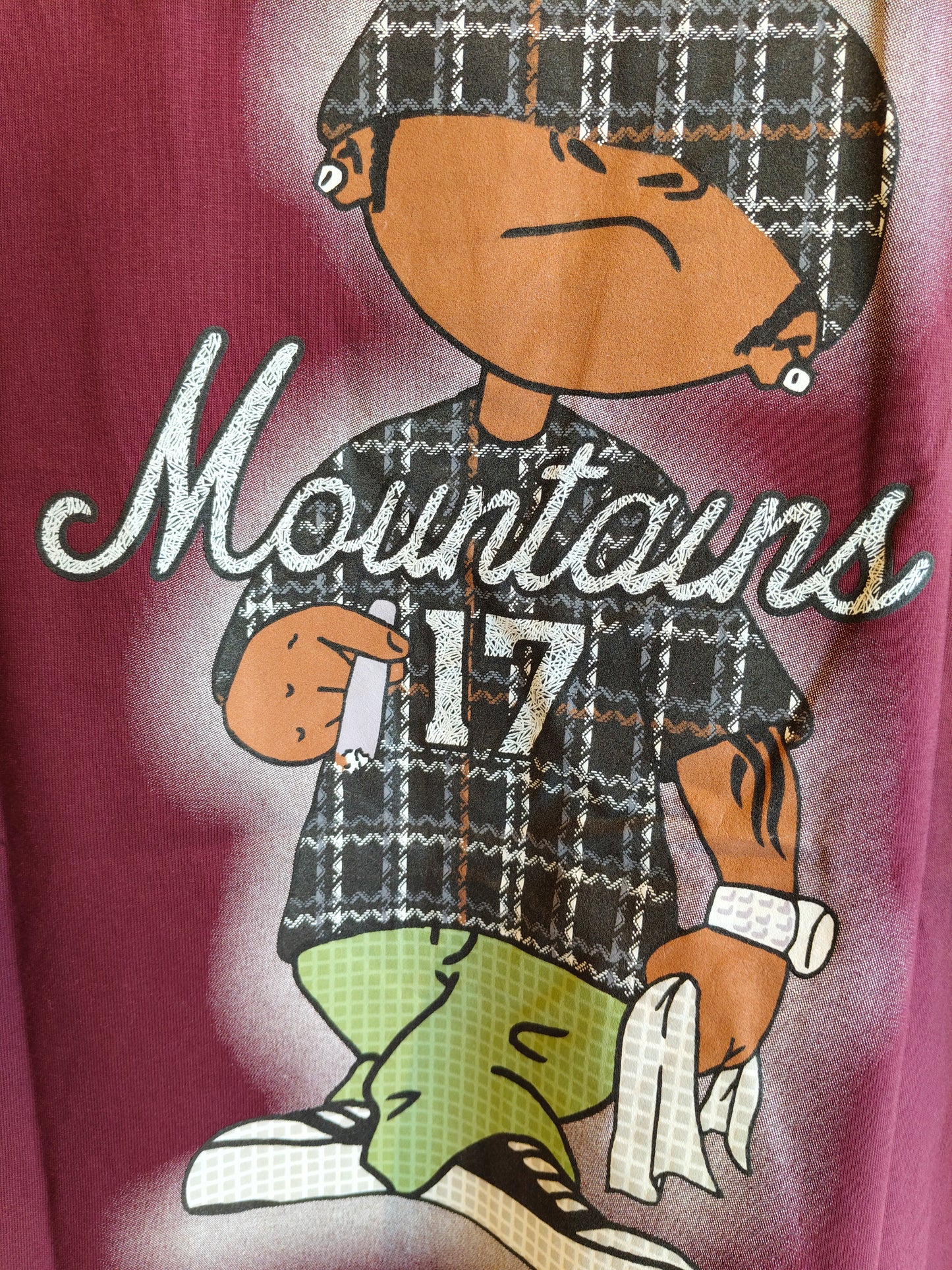 NEXT Printed Oversized Fit Round Neck T-shirt (XL)
