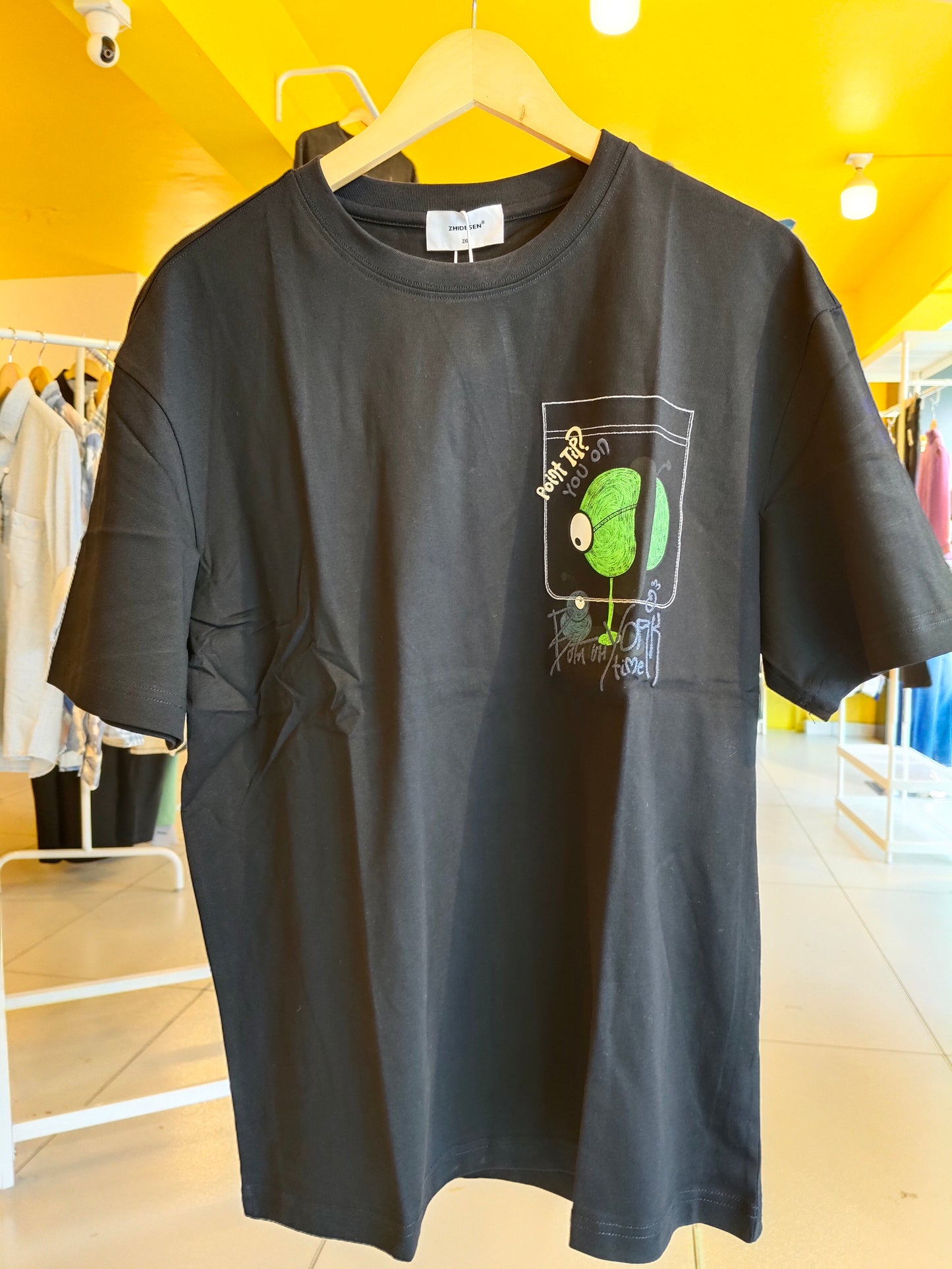 NEXT Printed Oversized Fit Round Neck T-shirt (XXL)
