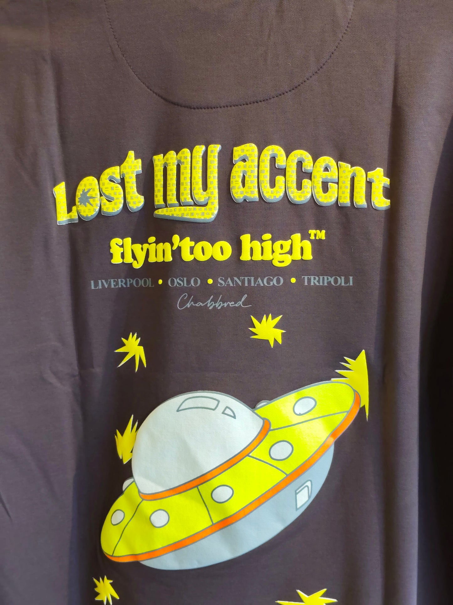NEXT Printed Oversized Fit Round Neck T-shirt (Large)