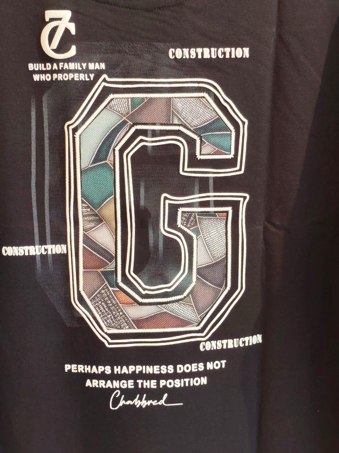NEXT Printed Oversized Fit Round Neck T-shirt (XXL)