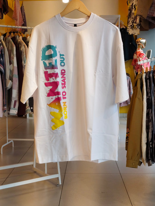 NEXT Printed Oversized Fit Round Neck T-shirt (XL)