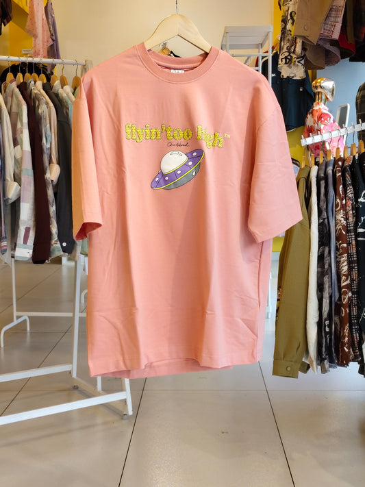 NEXT Printed Oversized Fit Round Neck T-shirt (XL)