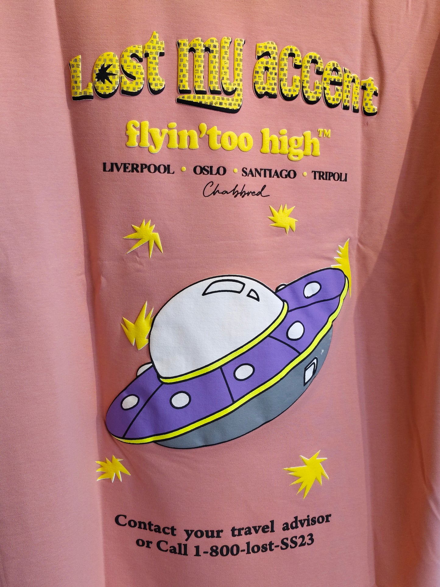 NEXT Printed Oversized Fit Round Neck T-shirt (XL)